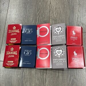 10 pieces men’s Sample collection